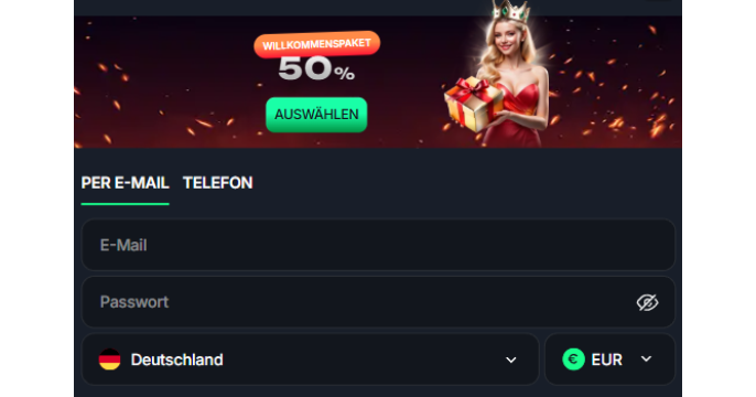 Beef Casino Registrierung